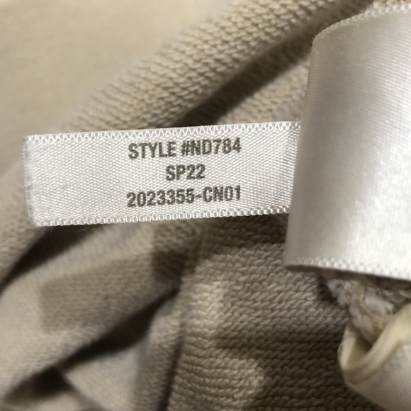 Madewell MWL Oversized Raglan Sweatshirt Size Small Beige - Picture 7 of 10